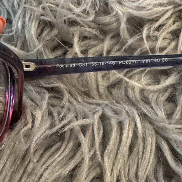 Privé Revaux Focused Blue Light Blocking Glasses Zero Strength Purple/Pink - Picture 4 of 6